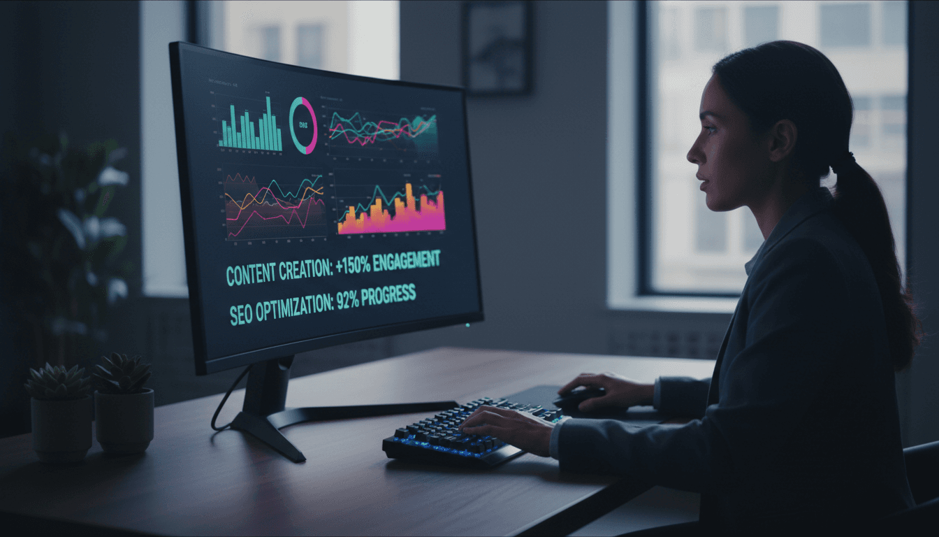 Person pointing at a computer screen showing an Amazon seller dashboard listing